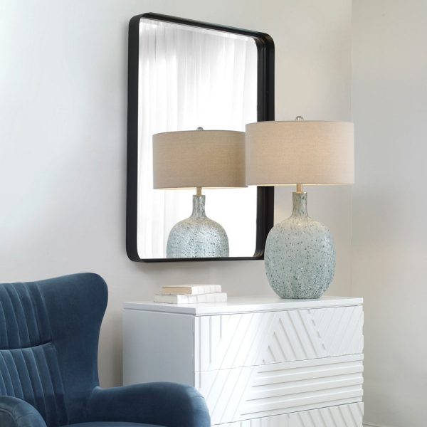 Uttermost Crofton Black Large Mirror By Casagear Home For Discount - Image 2
