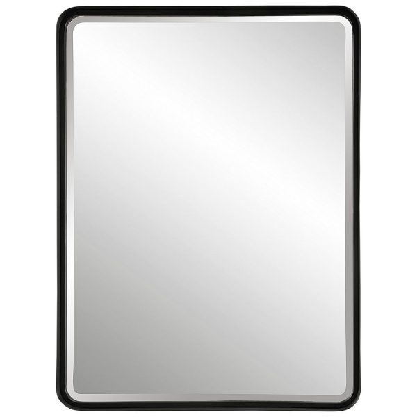 Uttermost Crofton Black Large Mirror By Casagear Home For Discount