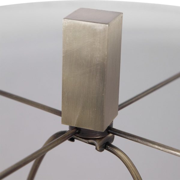 Uttermost Zade Warm Gray Table Lamp By Casagear Home Discount - Image 3