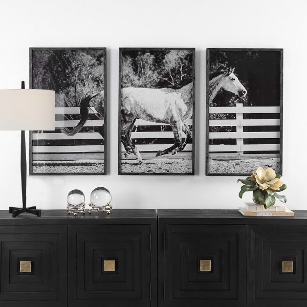 Uttermost Galloping Forward Equine Prints, Set 3 By Casagear Home Online Hot Sale - Image 2